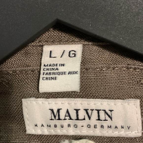 Melvin 💯 Linen Hamburg Germany Size Large 🤩 - Picture 14 of 17